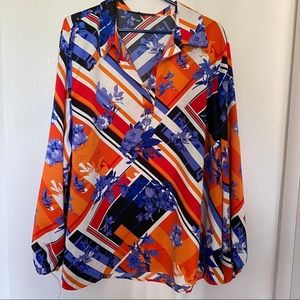 Andrew Marc New York Women's Plus Size Blouse